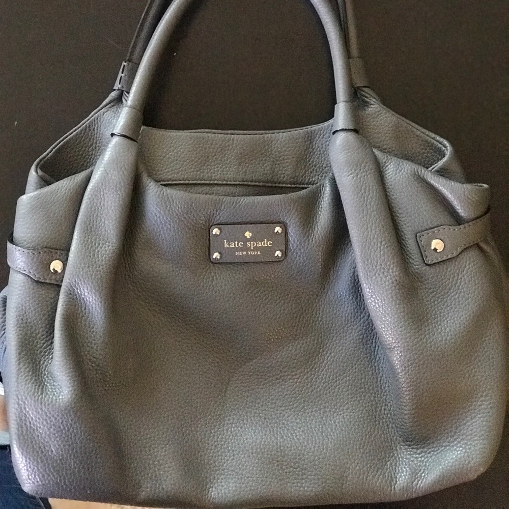 Grey Kate spade bag
